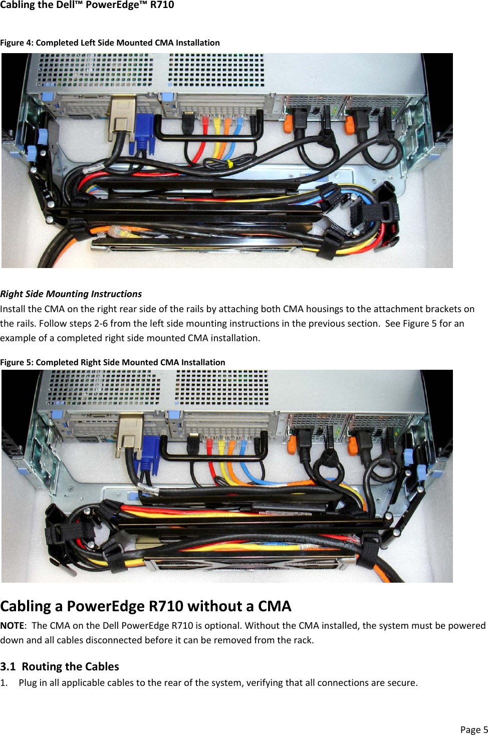 Page 7 of 9 - Dell Dell-Poweredge-Rack-Enclosure-2420-Cabling-R710-White-Paper- Cabling PowerEdge R710  Dell-poweredge-rack-enclosure-2420-cabling-r710-white-paper