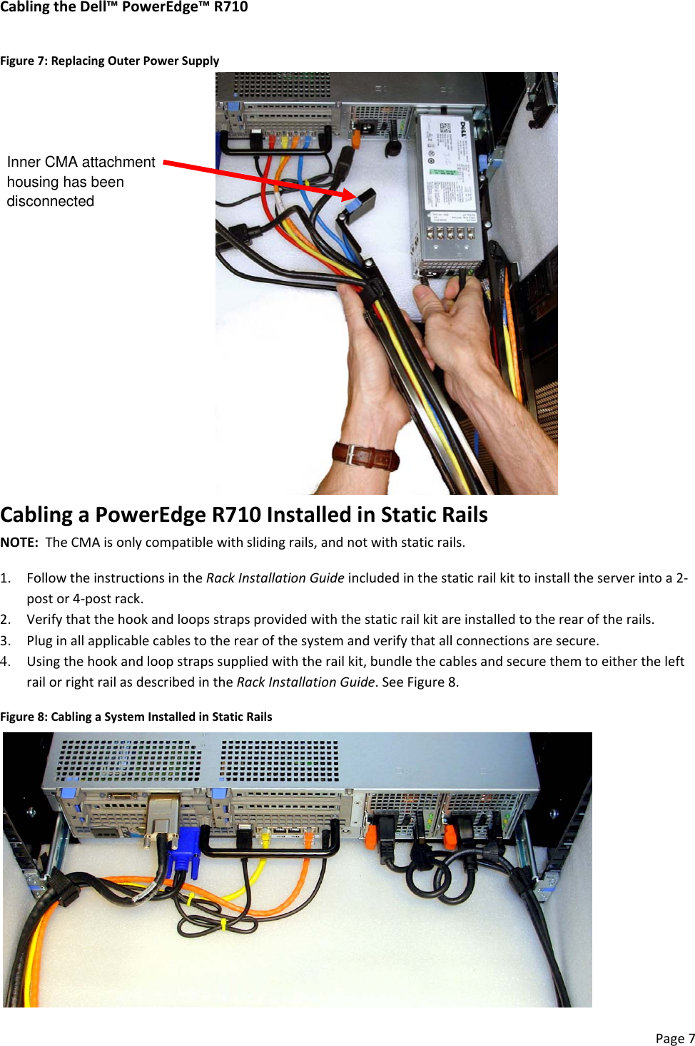 Page 9 of 9 - Dell Dell-Poweredge-Rack-Enclosure-2420-Cabling-R710-White-Paper- Cabling PowerEdge R710  Dell-poweredge-rack-enclosure-2420-cabling-r710-white-paper