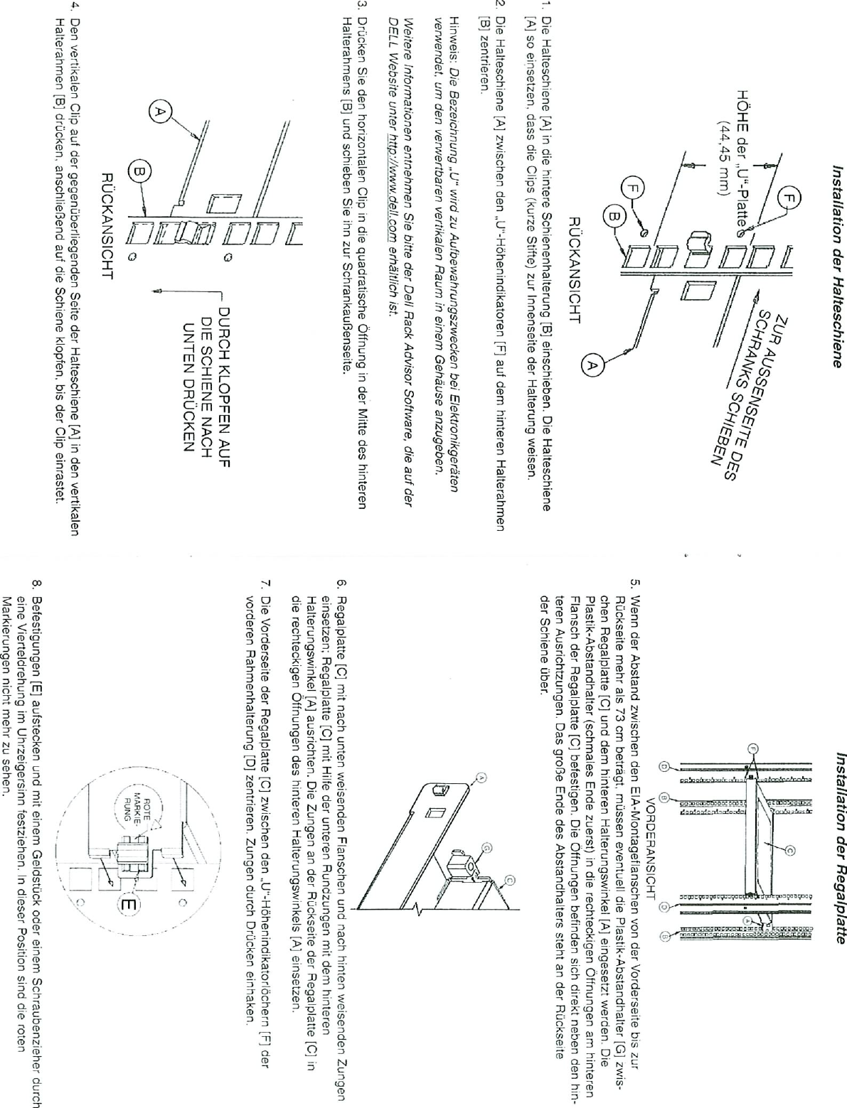 Page 10 of 10 - Dell Dell-Poweredge-Rack-Enclosure-4820-Setup-Guide- Rack Mounting Equipment Shelf  Dell-poweredge-rack-enclosure-4820-setup-guide