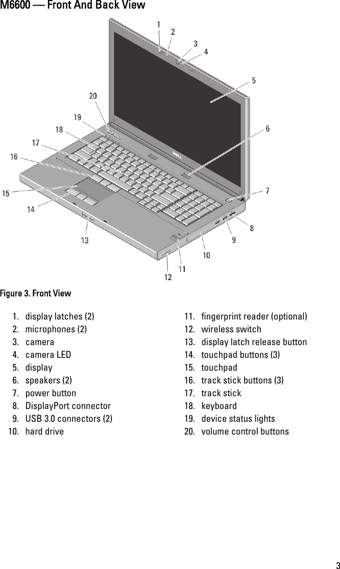 Page 3 of 11 - Dell Dell-Precision-Mobile-Workstation-M4600-Users-Manual-  Dell-precision-mobile-workstation-m4600-users-manual