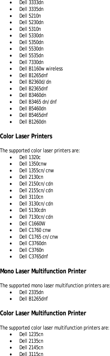 Page 4 of 6 - Dell Dell-Printer-Management-Pack-Version-5-0-For-Microsoft-System-Center-Operations-Manager-Owners-Manual- Printer Management Pack Version 5.0 For Microsoft System Center Operations Manager Readme  Dell-printer-management-pack-version-5-0-for-microsoft-system-center-operations-manager-owners-manual