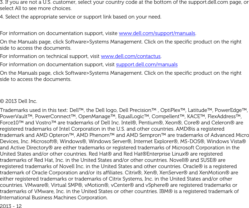 Page 8 of 8 - Dell Dell-Repository-Manager-Version-1-8-Owners-Manual- Repository Manager Version 1.8 Release Notes Dell-repository-manager-version-1-8-owners-manual