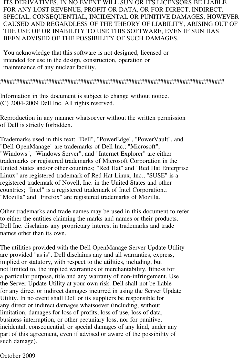 Page 7 of 7 - Dell Dell-Server-Update-Utility-Version-2-0-0-Owners-Manual- Server Update Utility Version 2.0.0 Readme  Dell-server-update-utility-version-2-0-0-owners-manual