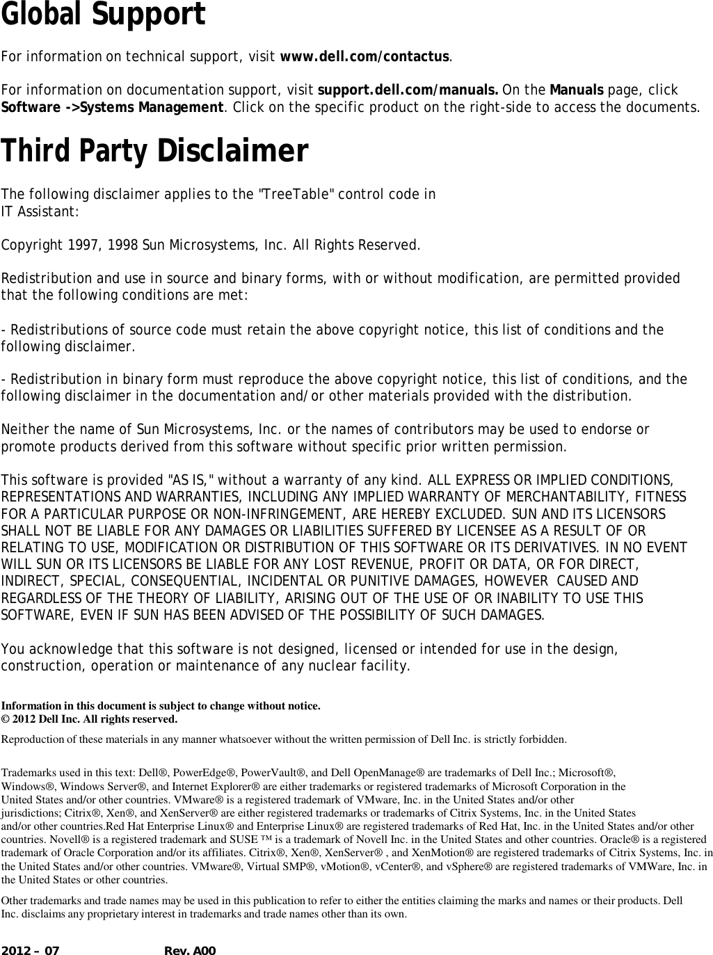 Page 8 of 8 - Dell Dell-Server-Update-Utility-Version-7-1-Owners-Manual- Server Update Utility Version 7.1 Readme  Dell-server-update-utility-version-7-1-owners-manual