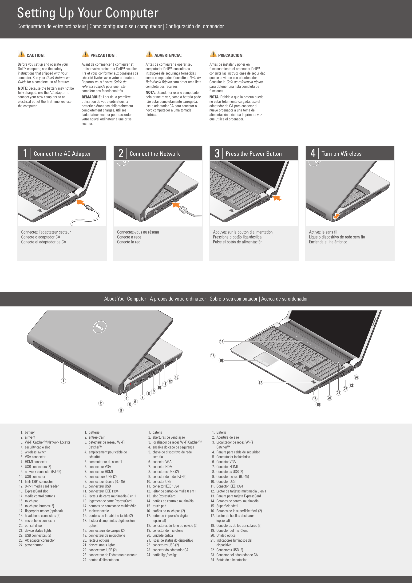 Page 1 of 2 - Dell Dell-Studio-1735-Setup-Diagram- Studio 1735 Setup Diagram  Dell-studio-1735-setup-diagram