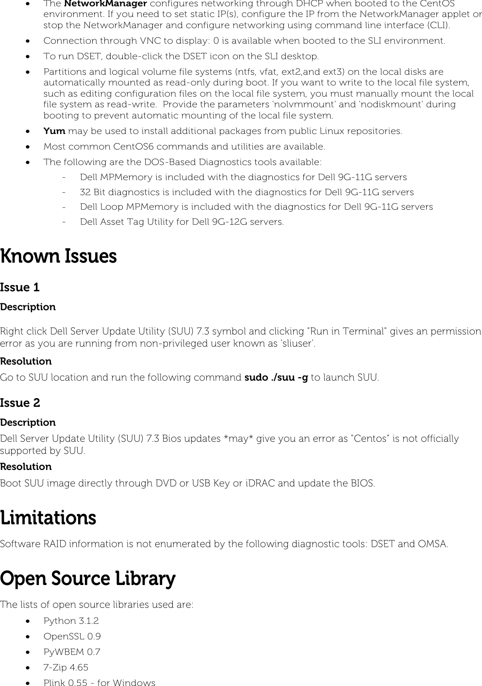 Page 4 of 6 - Dell Dell-Support-Live-Image-Version-2-0-Owners-Manual- Support Live Image Version 2.0 Release Notes  Dell-support-live-image-version-2-0-owners-manual