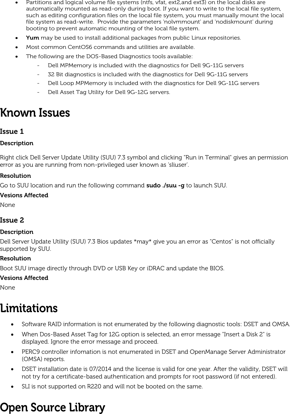 Page 4 of 6 - Dell Dell-Support-Live-Image-Version-2-1-Owners-Manual- Support Live Image 2.1 Release Notes Dell-support-live-image-version-2-1-owners-manual