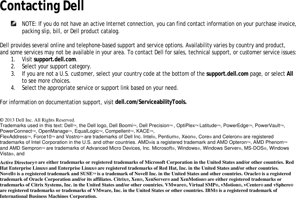 Page 9 of 9 - Dell Dell-Supportassist-Plugin-For-Openmanage-Essentials-Version-1-1-1-Owners-Manual- SupportAssist Plugin For OpenManage Essentials Version 1.1.1 Readme  Dell-supportassist-plugin-for-openmanage-essentials-version-1-1-1-owners-manual