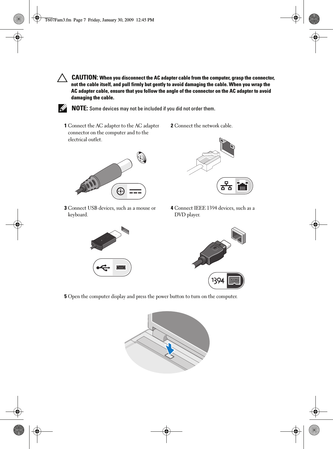 Page 7 of 12 - Dell Dell-Vostro-1710-Quick-Start-Guide- Vostro 1710 Setup And Features Information  Dell-vostro-1710-quick-start-guide