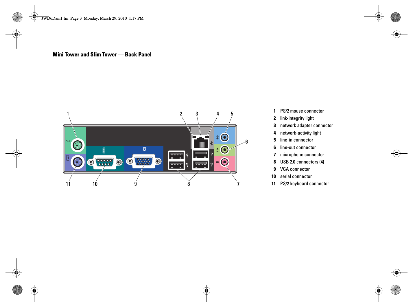 Page 3 of 8 - Dell Dell-Vostro-230-Tech-Sheet- Vostro 230 Setup And Features Information Tech Sheet  Dell-vostro-230-tech-sheet