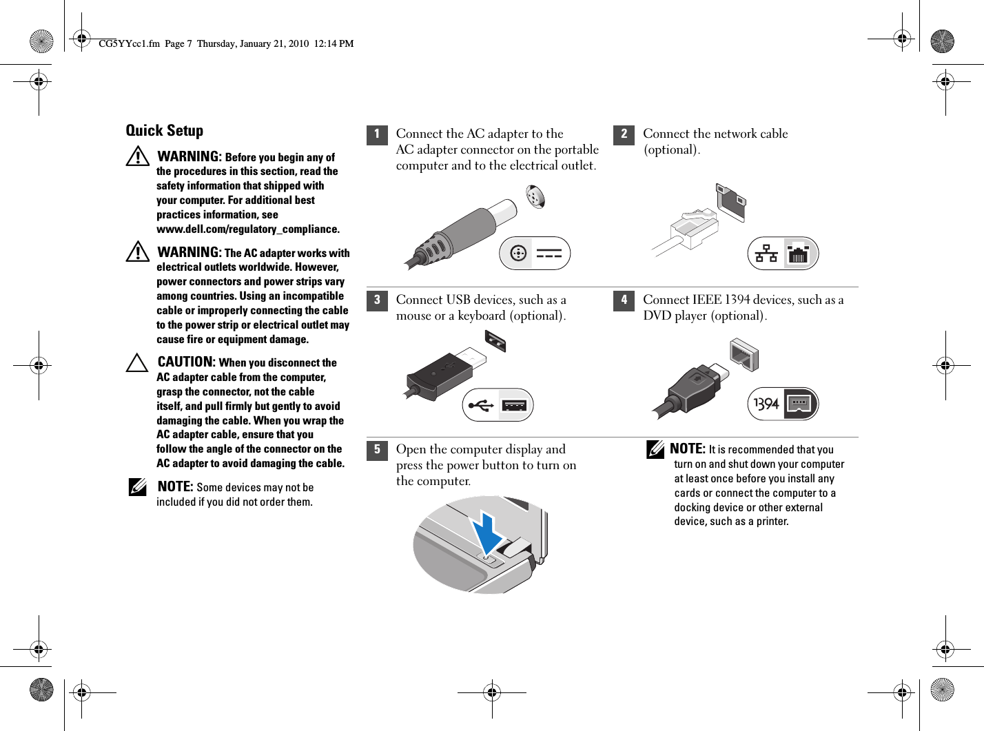 Page 7 of 12 - Dell Dell-Vostro-3700-Tech-Sheet- Vostro 3700 Setup And Features Information Tech Sheet  Dell-vostro-3700-tech-sheet