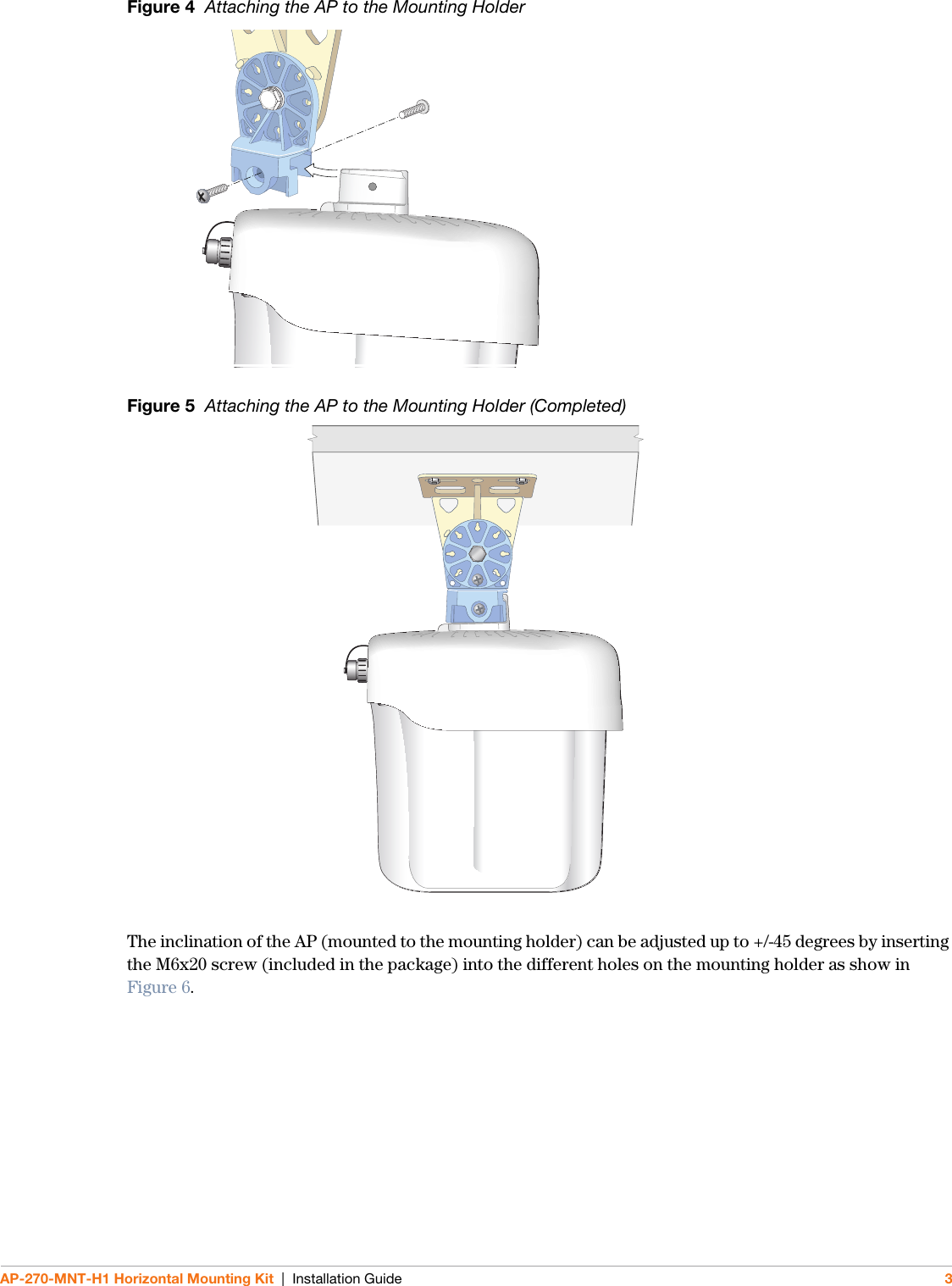 Page 3 of 8 - Dell Dell-W-Ap274-275-Installation-Manual- AP-270-MNT-H1 Horizontal Mounting Kit Installation Guide  Dell-w-ap274-275-installation-manual