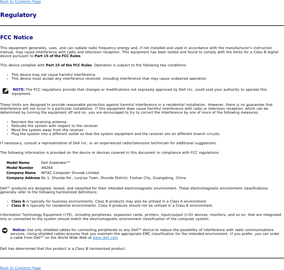 Page 5 of 11 - Dell Dell-Xps-420-Owners-Manual- Contents  Dell-xps-420-owners-manual