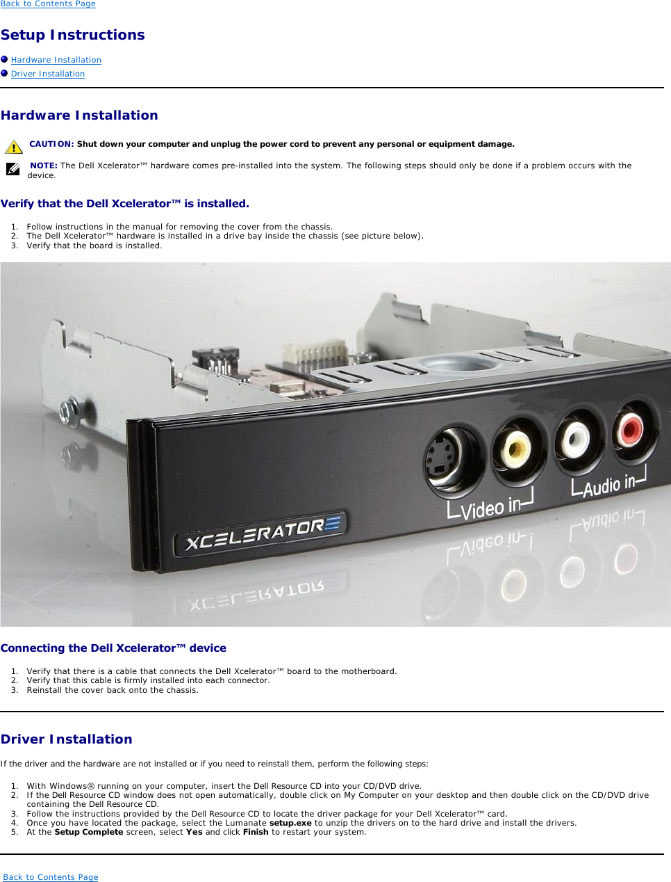 Page 7 of 11 - Dell Dell-Xps-420-Owners-Manual- Contents  Dell-xps-420-owners-manual