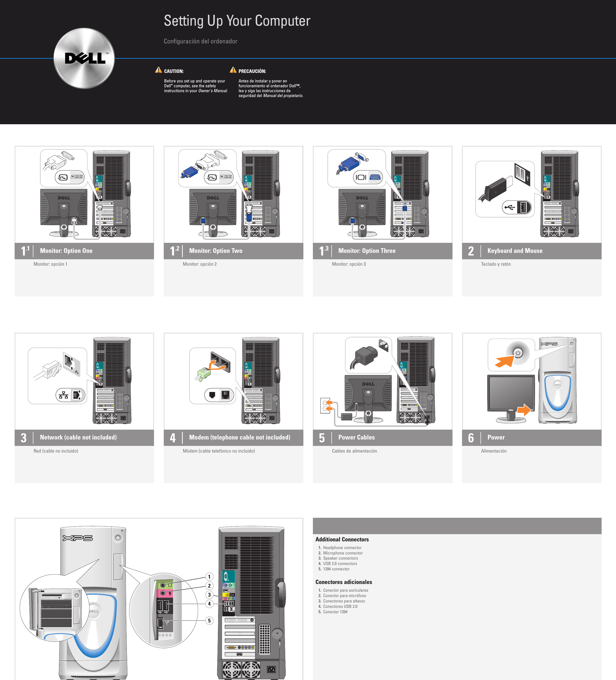 Page 1 of 2 - Dell Dell-Xps-600-Setup-Diagram- XPS 600 Setup Diagram  Dell-xps-600-setup-diagram