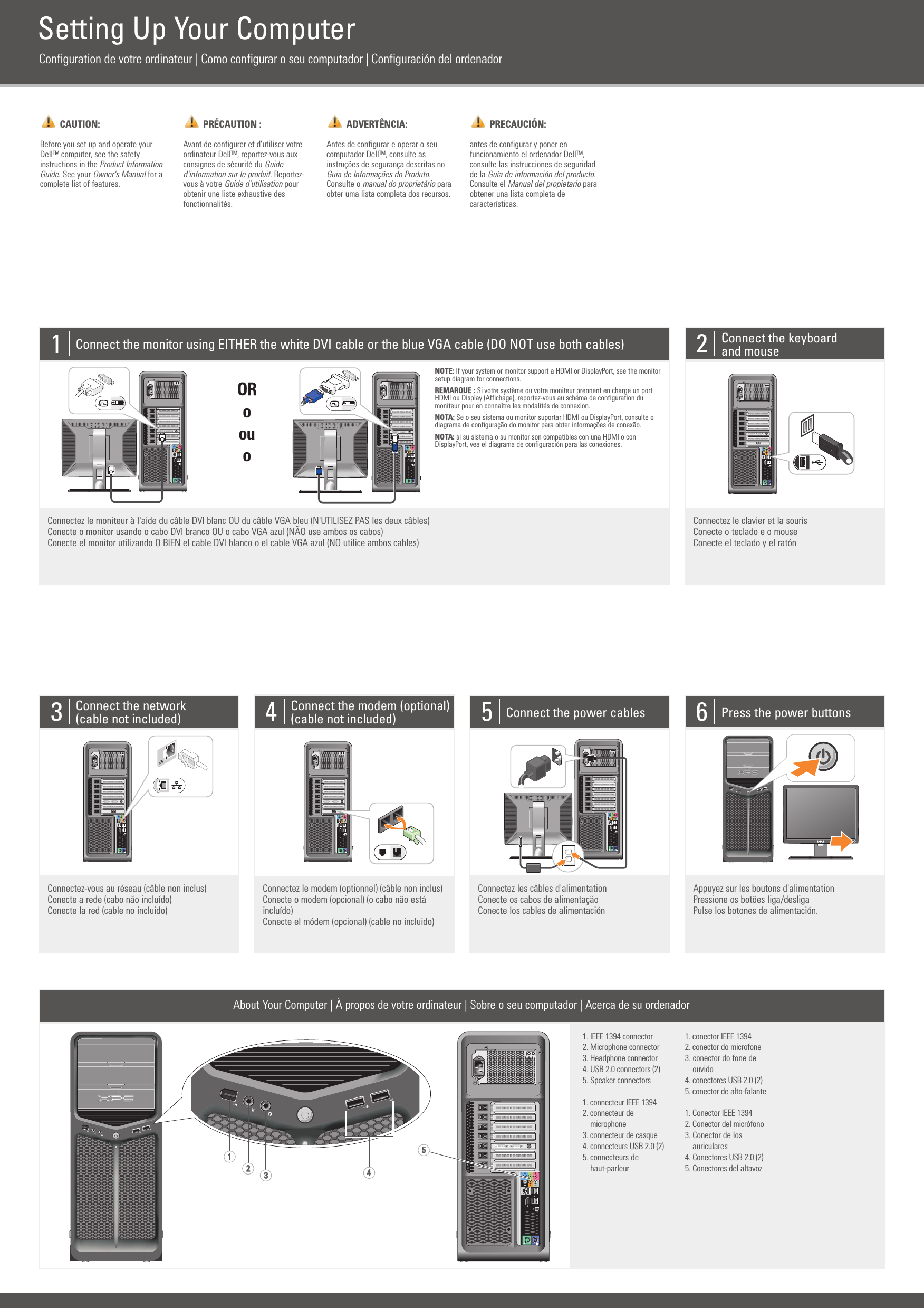 Page 1 of 2 - Dell Dell-Xps-630-Xp-Setup-Diagram- XPS 630 XP Setup Diagram  Dell-xps-630-xp-setup-diagram