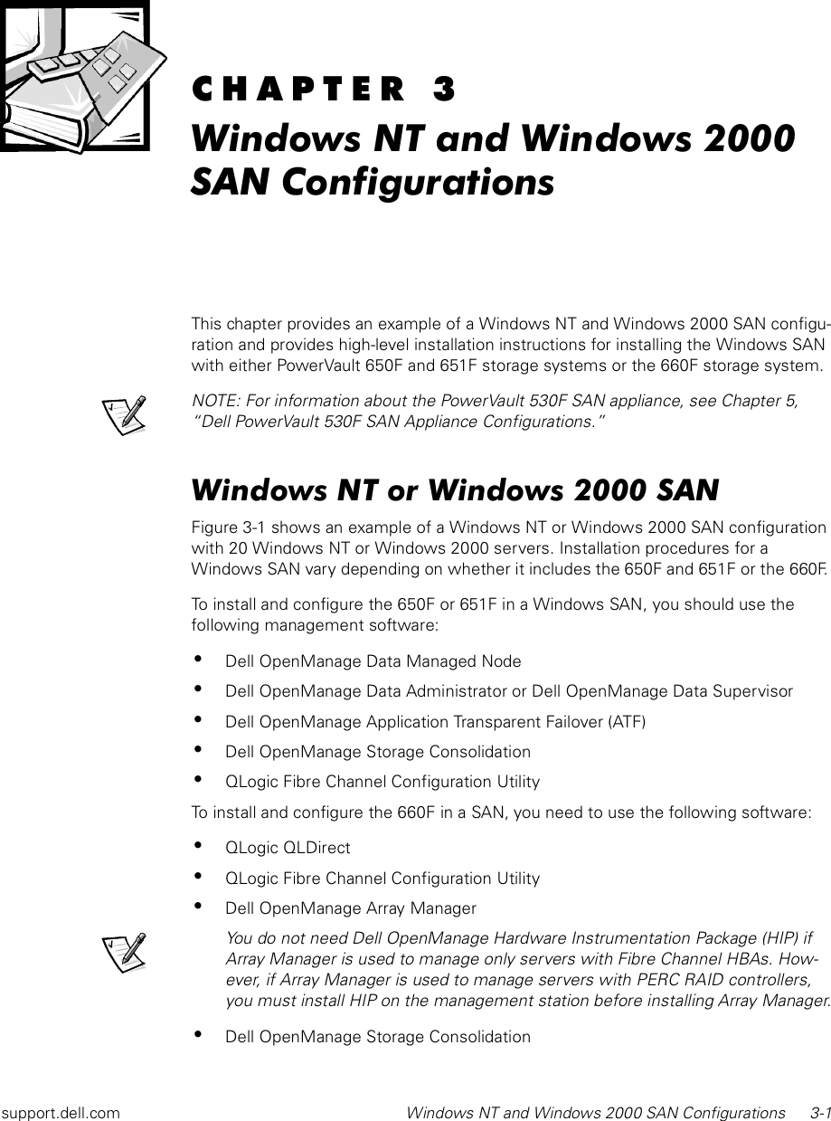 Page 1 of 6 - Dell NT PowerVault SAN Administrator's Guide  To The Manual Cf20b4c8-029f-4b61-9542-5fb4d9ec30fc