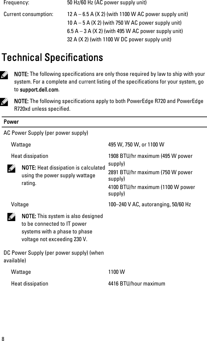 Page 8 of 11 - Dell R720 PowerEdge And R720xd Getting Started Guide User Manual  To The Fedd1de2-0d47-4fe2-94fe-ad909b388ec9