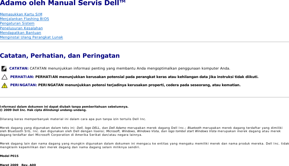 Dell Adamo 13 User S Guide User Manual Service In Id