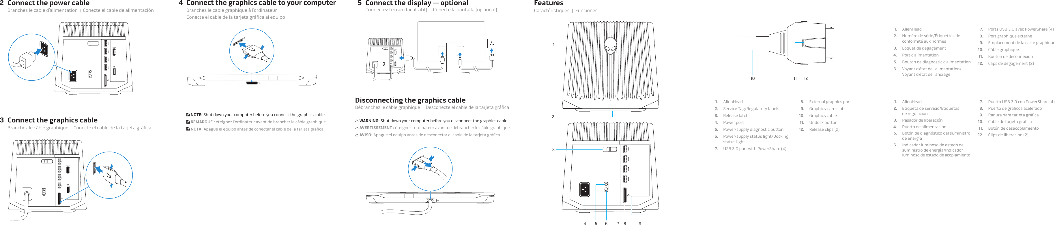 Page 2 of 2 - Dell Alienware-steam-r2-console Alienware Graphics Amplifier Guide De Démarrage Rapide User Manual S SupplÃ©mentaires - DÃ©marrage Setup Guide2 Fr-fr