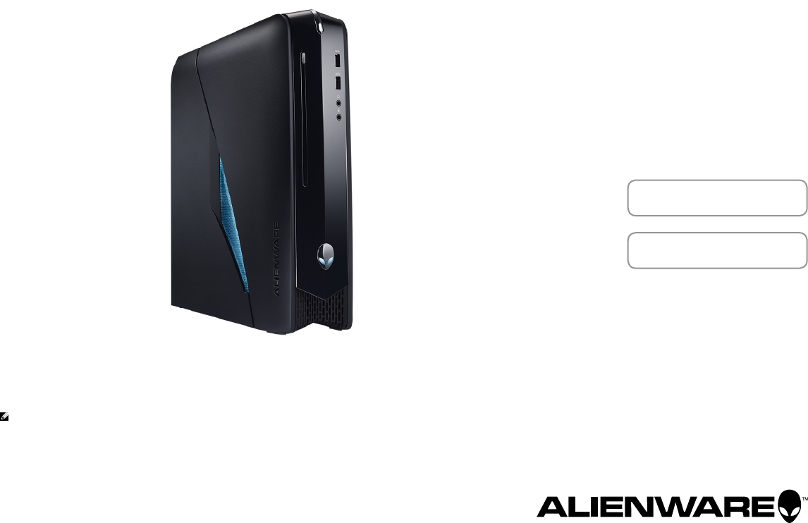 Dell Alienware X51 R3 規格使用手册其他文件reference Guide Zh Hk