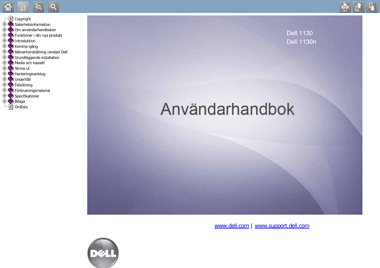 Dell 1130 Användarhandbok User Manual AnvÃ¤ndarhandbok Useru0027s 
