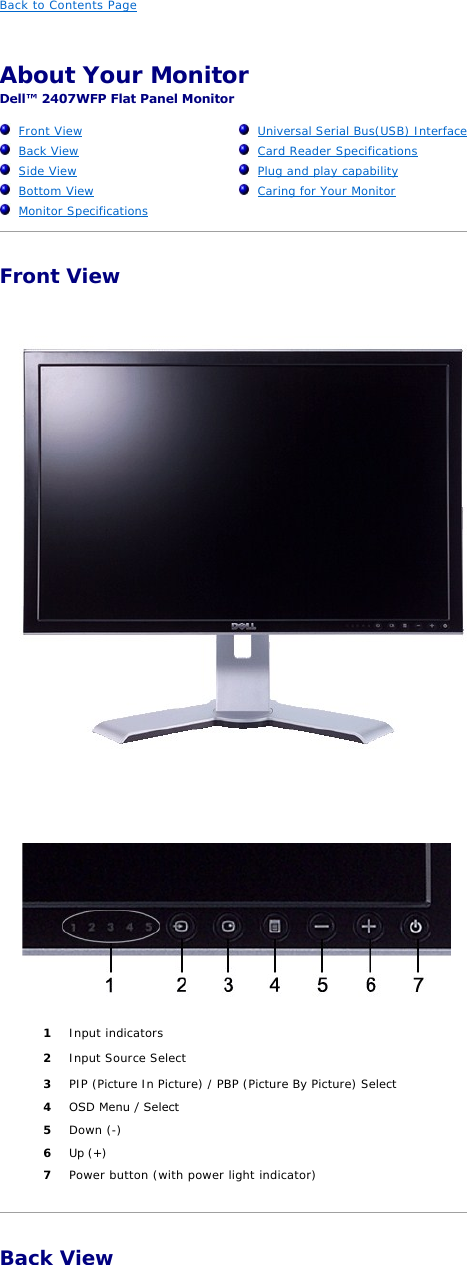 Dell wfp Hc Dell 2407wfp Flat Panel Monitor User Manual User S Guide En Us