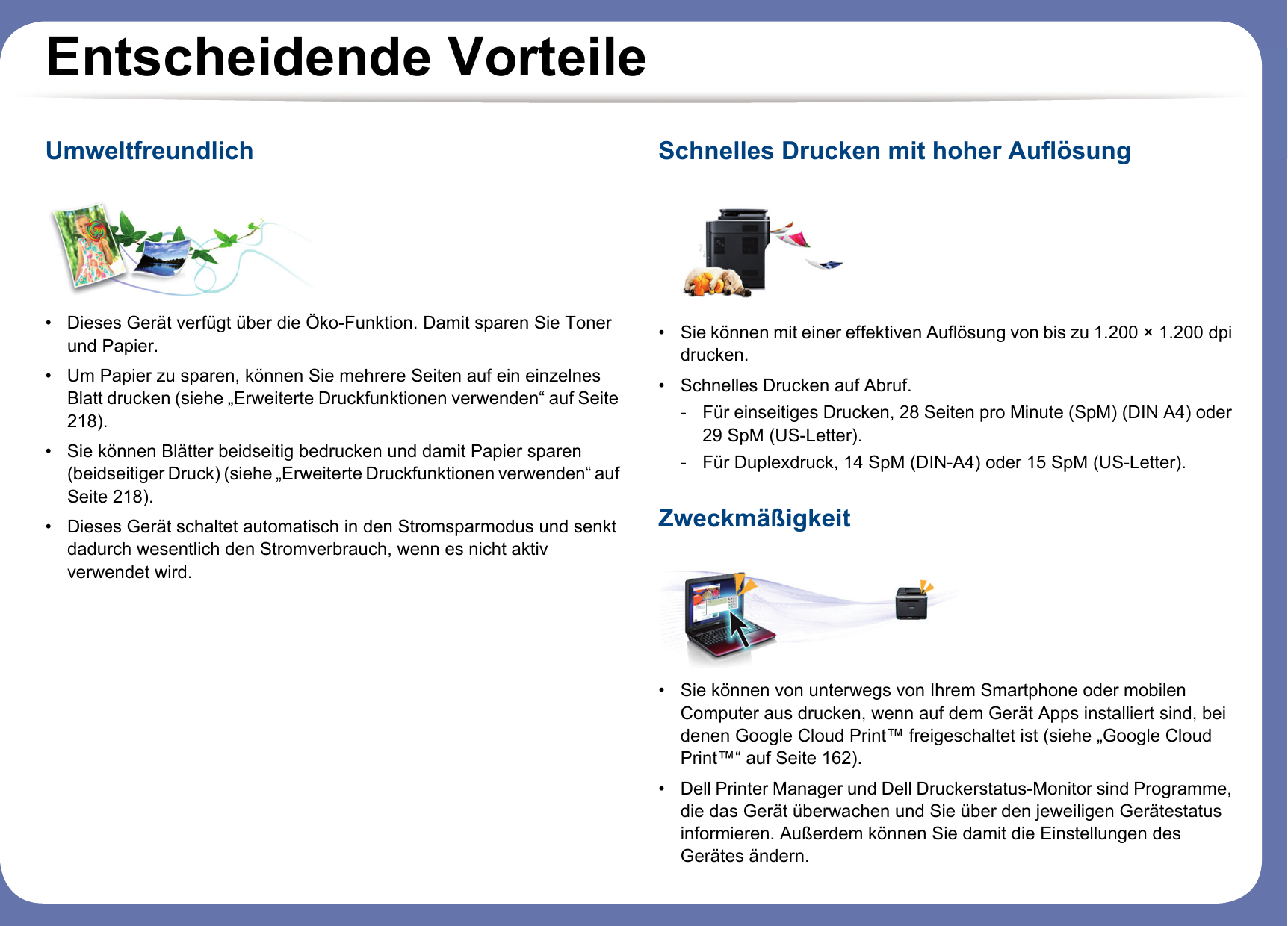 Dell B1265dfw Bedienungsanleitung User Manual User S Guide De