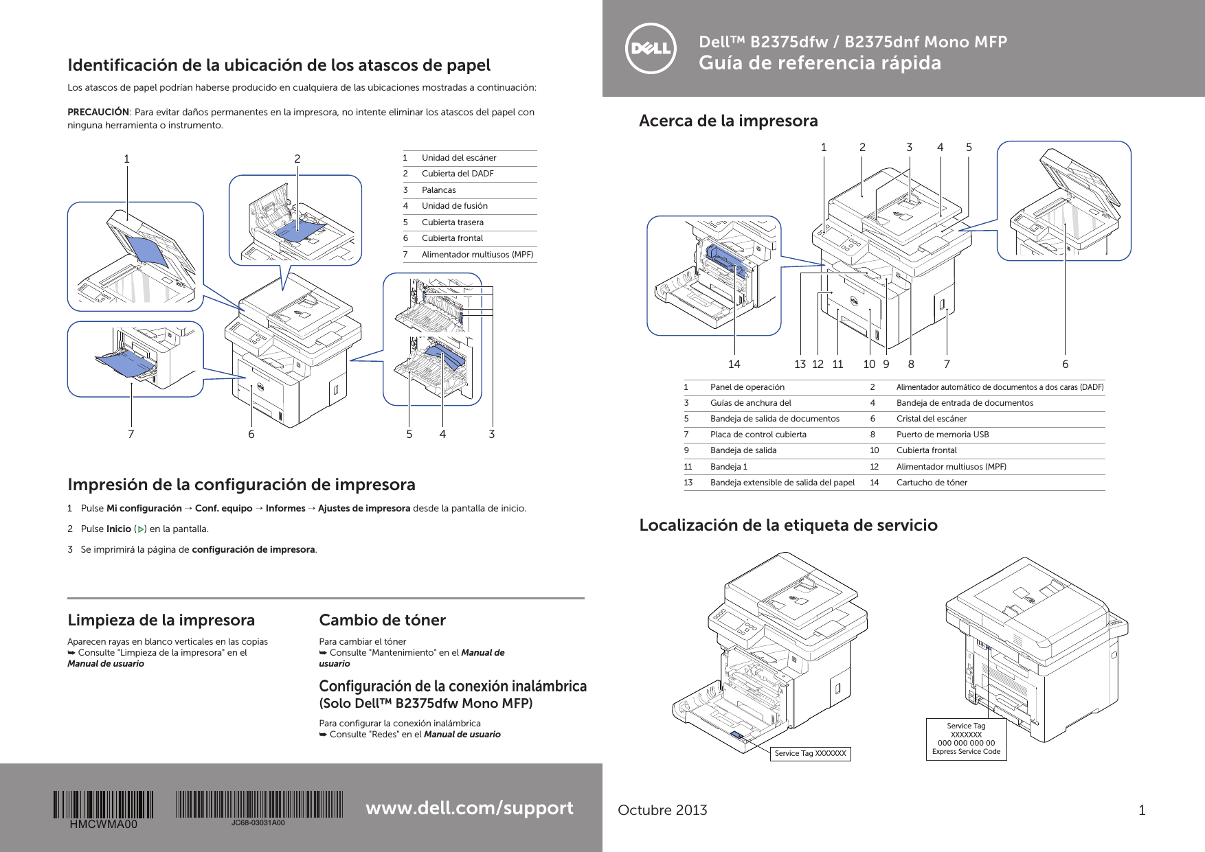 Page 5 of 6 - Dell Dell-b2375dnf B2375dnf Quick Reference Guide User Manual  - Setup En-us