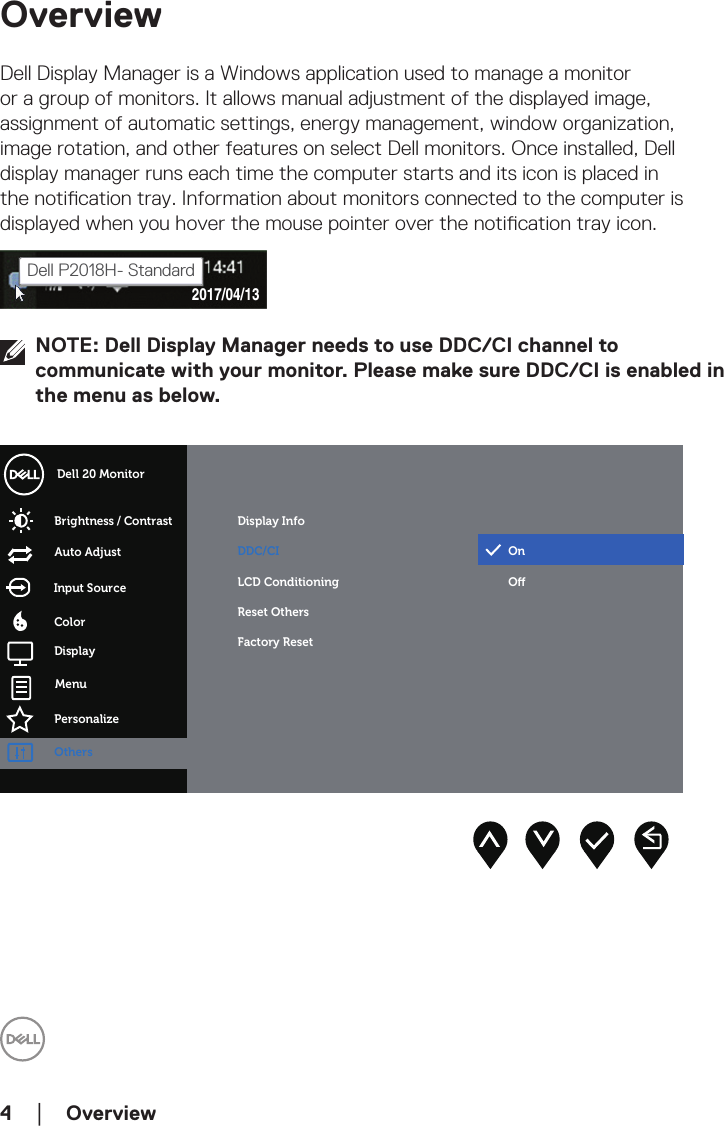 Dell p2018h monitor Display Manager User's Guide User Manual User's Guide2  En us