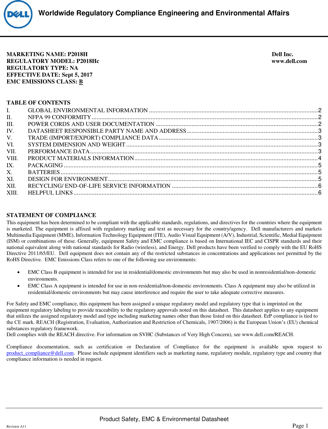 p2018h datasheet