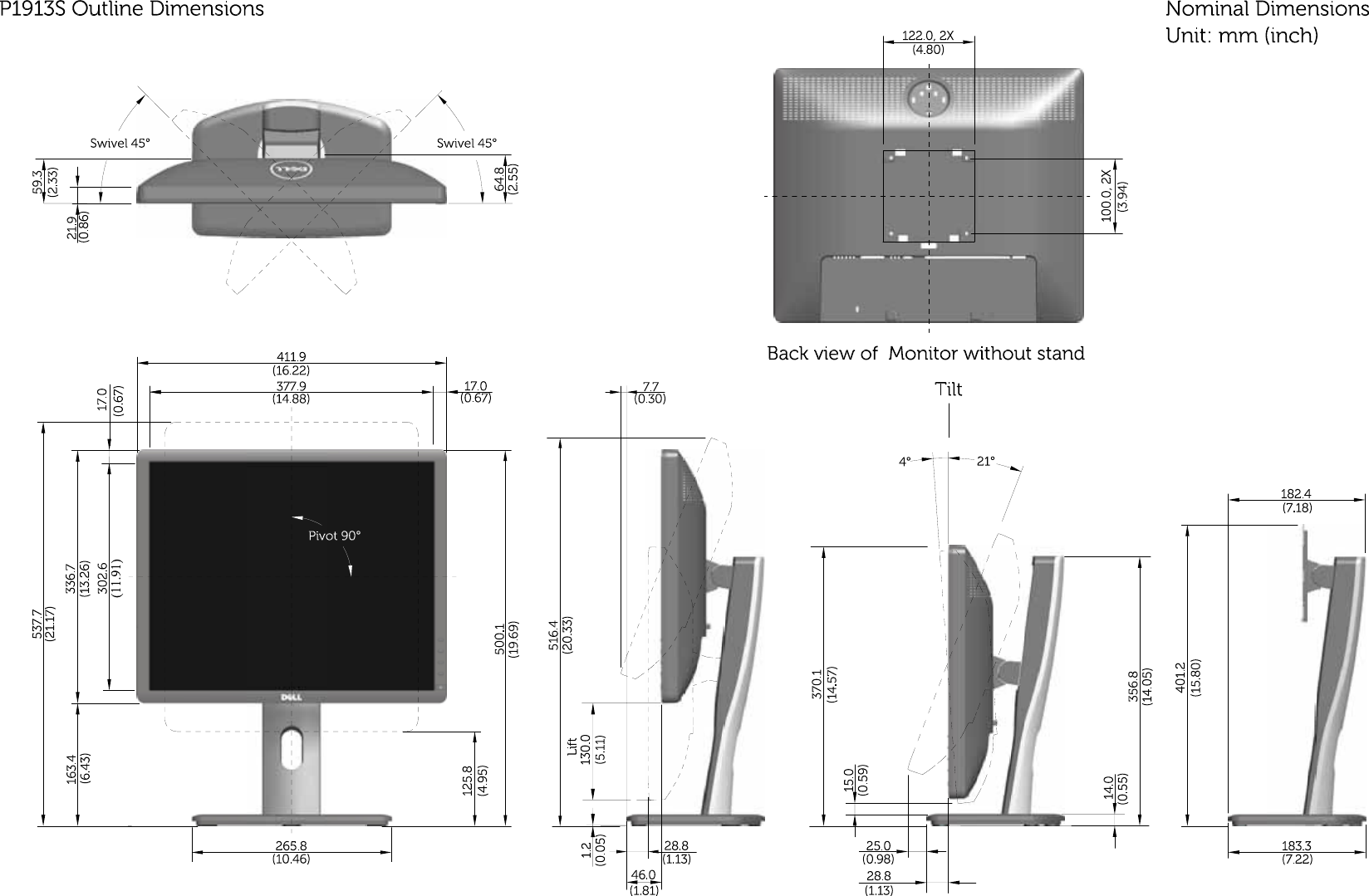 dell p2213 Array - dell p2213 monitor dessin sch matique user manual s  suppl mentaires rh usermanual wiki