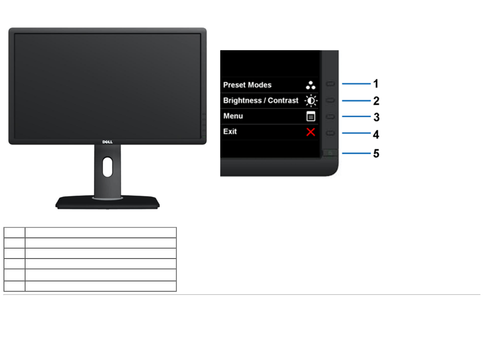 Dell 2311h включается и выключается