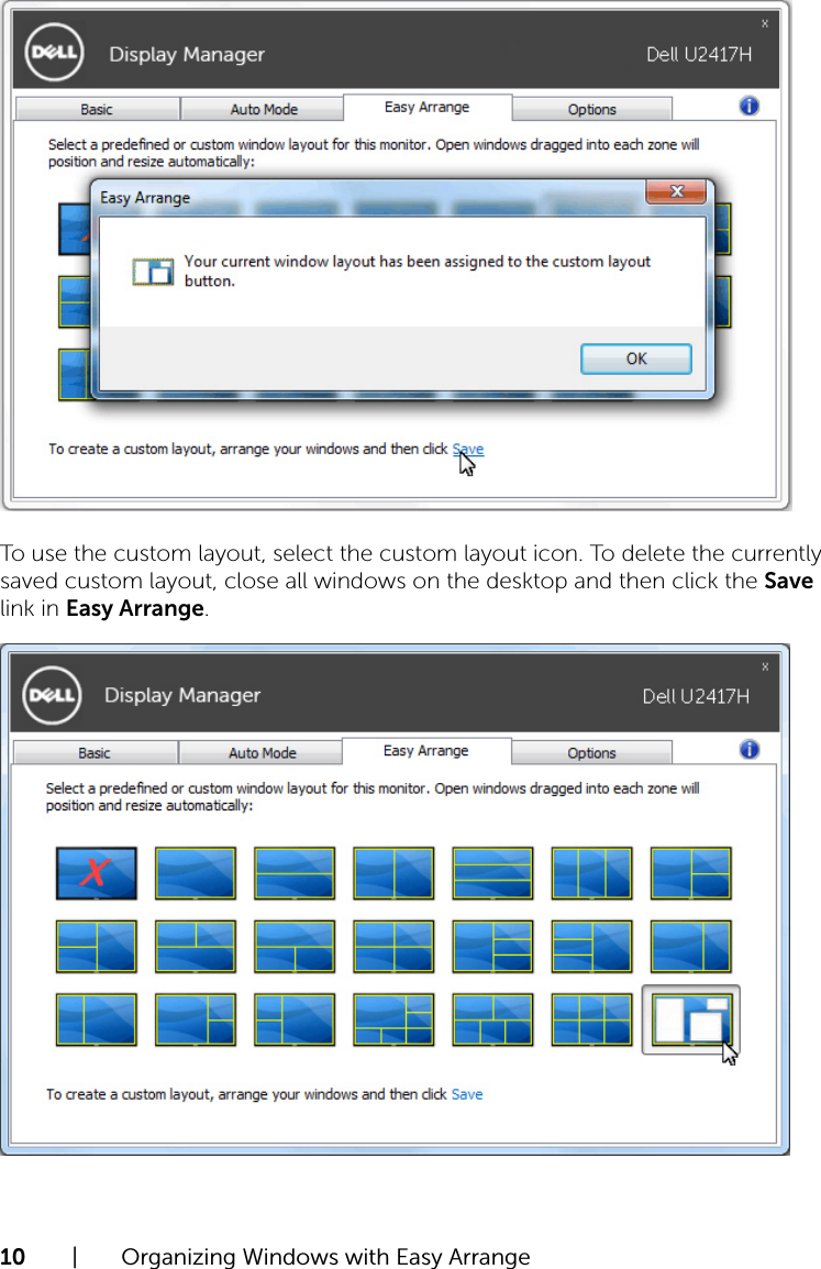 Page 10 of 10 - Dell Dell-u2417h-monitor U2417H Display Manager User’s Guide User Manual User's Guide2 En-us