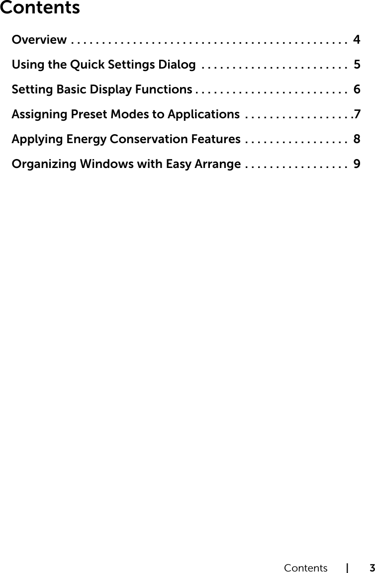 Page 3 of 10 - Dell Dell-u2417h-monitor U2417H Display Manager User’s Guide User Manual User's Guide2 En-us