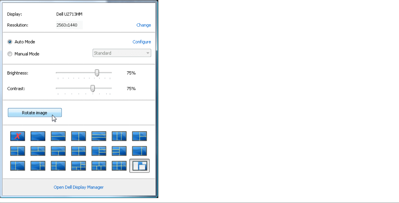 Page 10 of 10 - Dell Dell-u2713hm คู่มือผู้ใช้ Display Manager User Manual U2713HM Monitor User's Guide2 Th-th