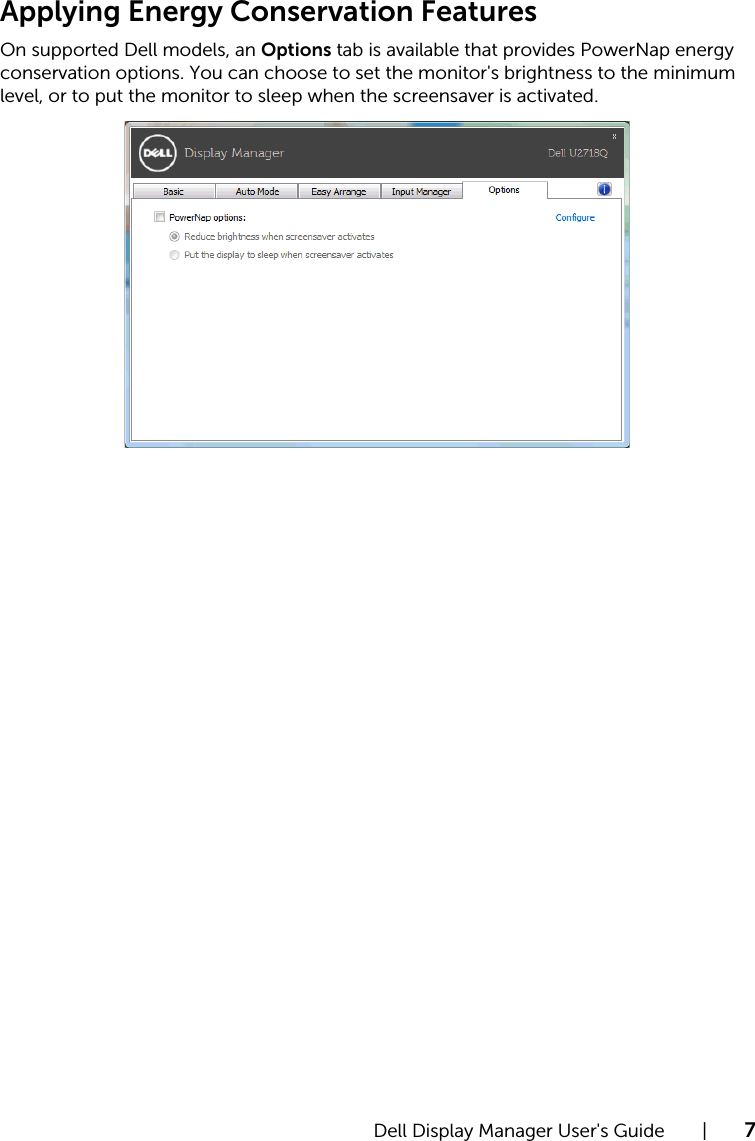 Page 7 of 9 - Dell Dell-u2718q-monitor U2718Q Display Manager User’s Guide User Manual User's Guide2 En-us