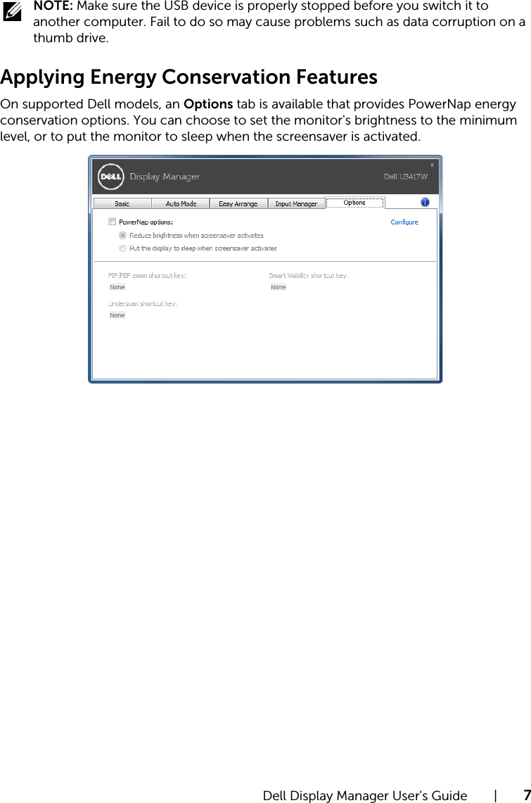 Page 7 of 7 - Dell Dell-u3417w-monitor UltraSharp U3417W Monitor Display Manager User's Guide User Manual Ultra Sharp Guide2 En-us