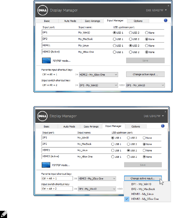 Dell u3417w monitor UltraSharp Display Manager User's Guide User Manual