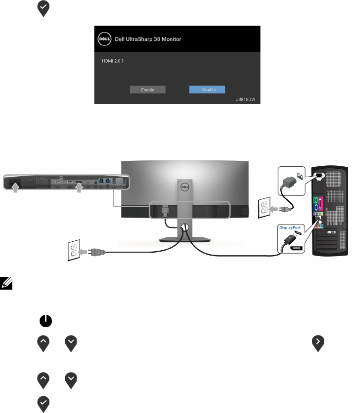 Dell u3818dw monitor 사용 설명서 User Manual User's Guide Ko kr