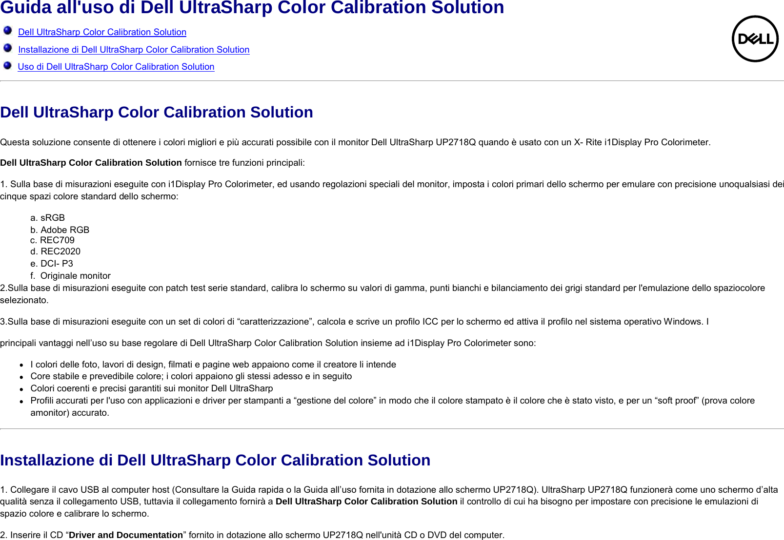 Come Regolare I Colori Del Monitor.Dell Up2718q Monitor Ultrasharp Color Calibration Solution Guida All Uso User Manual Ultra Sharp User S Guide3 It