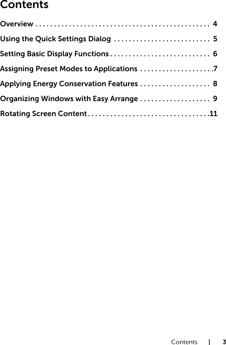 Page 3 of 12 - Dell Dell-up3017q-monitor UltraSharp UP3017Q Display Manager User Guide Manual Ultra Sharp User’s User's Guide2 En-us