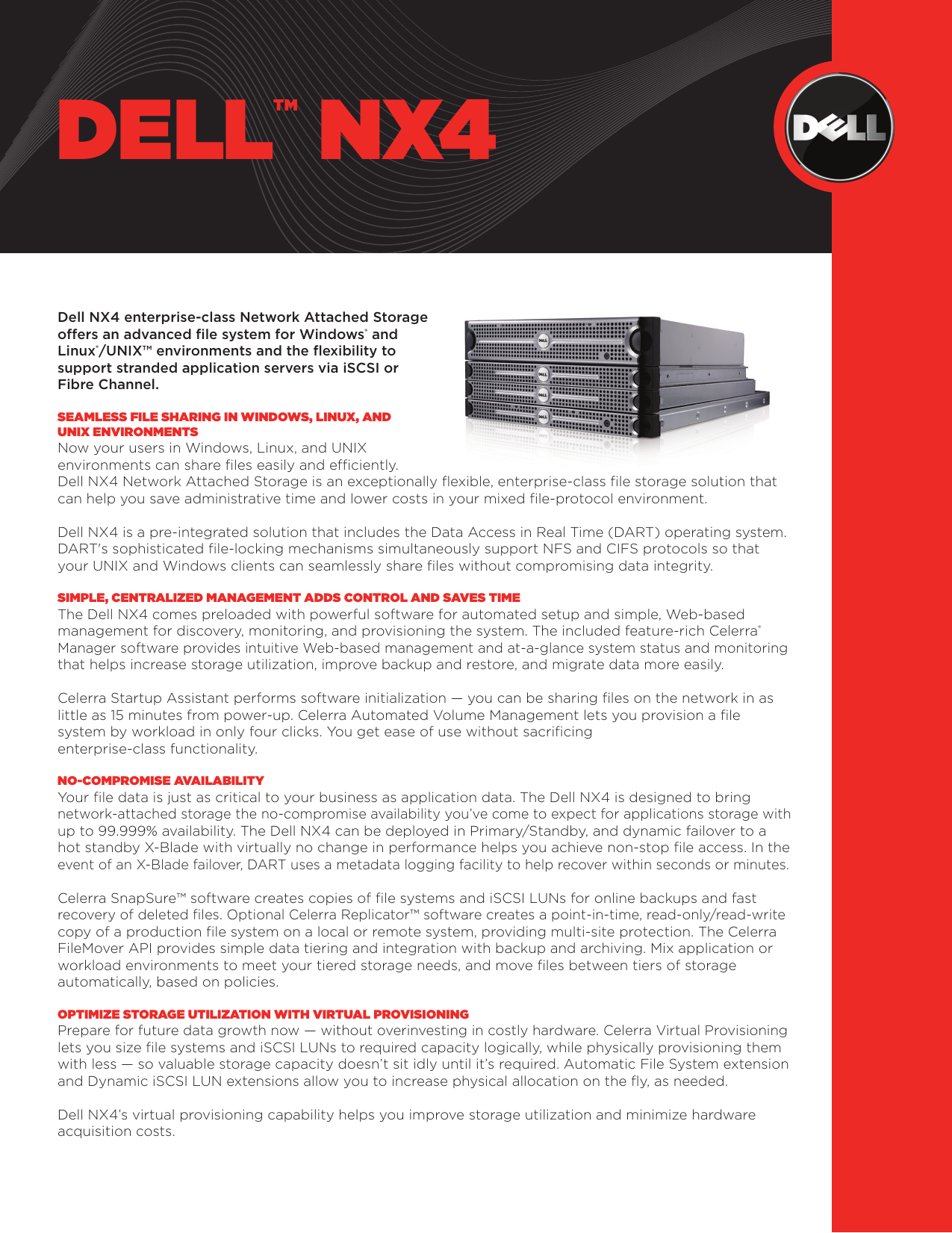 Page 1 of 2 - Dell  If Not Then Storage-powervault-nx4-spec-sheet