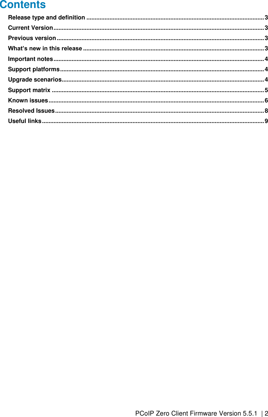 Page 2 of 9 - Dell Wyse-7030-zero-client Dell_Wyse_PCoIP_Firmware_Release_5.5.1 User Manual  - Dell_Wyse_PCo IP_Firmware_Release_5.5.1 Release Notes37 En-us