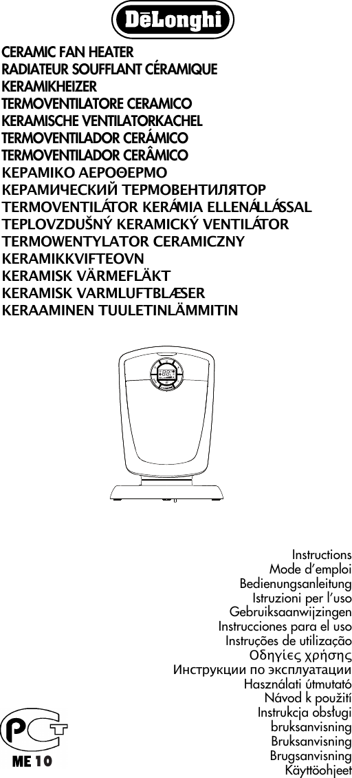 Delonghi A1 1141006Idl Owner S Manual