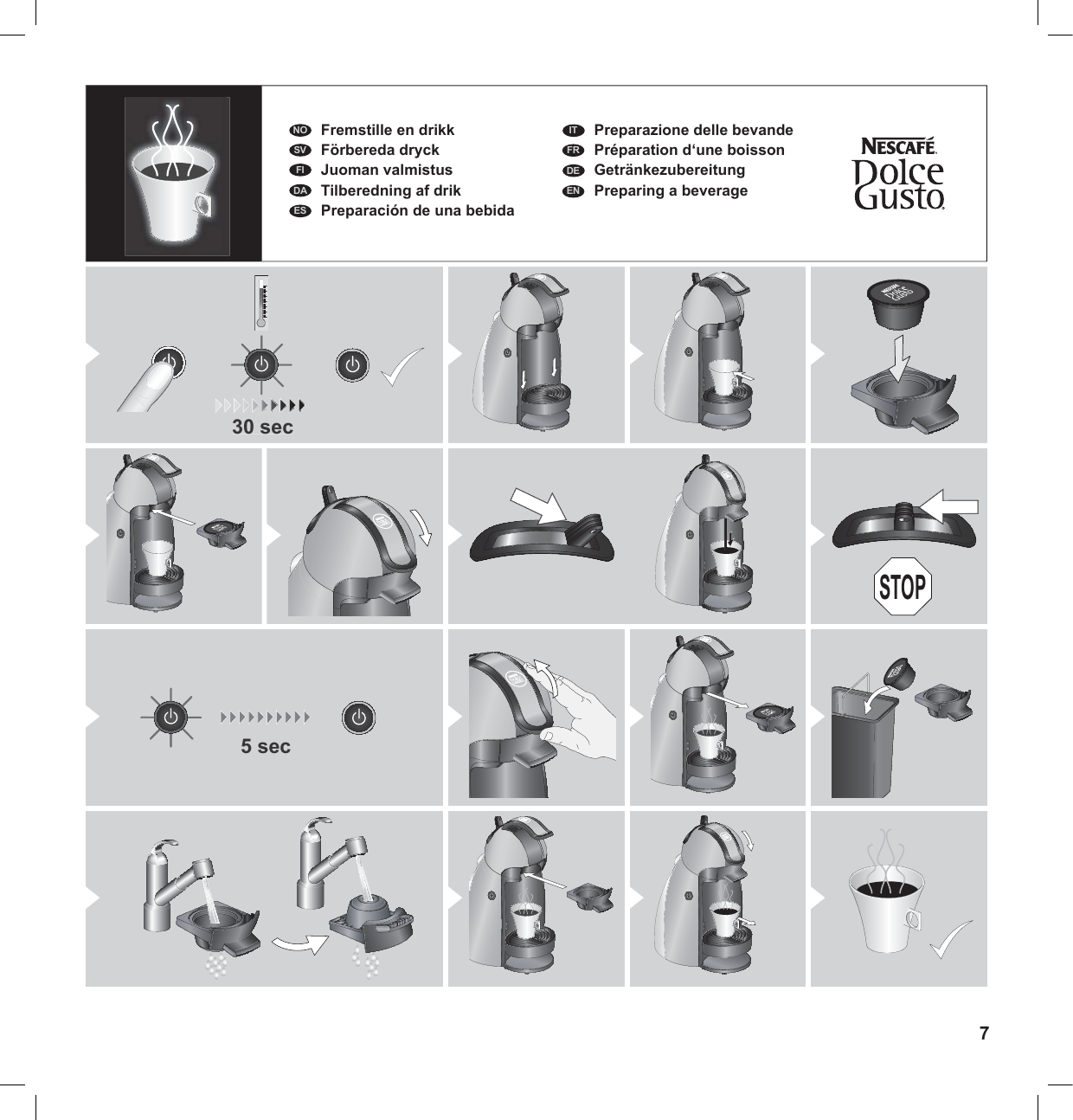 Page 1 of 6 - Delonghi Delonghi-A1-Edg200-Owner-S-Manual NDG_MINI_EU_UM_Delonghi_print_1