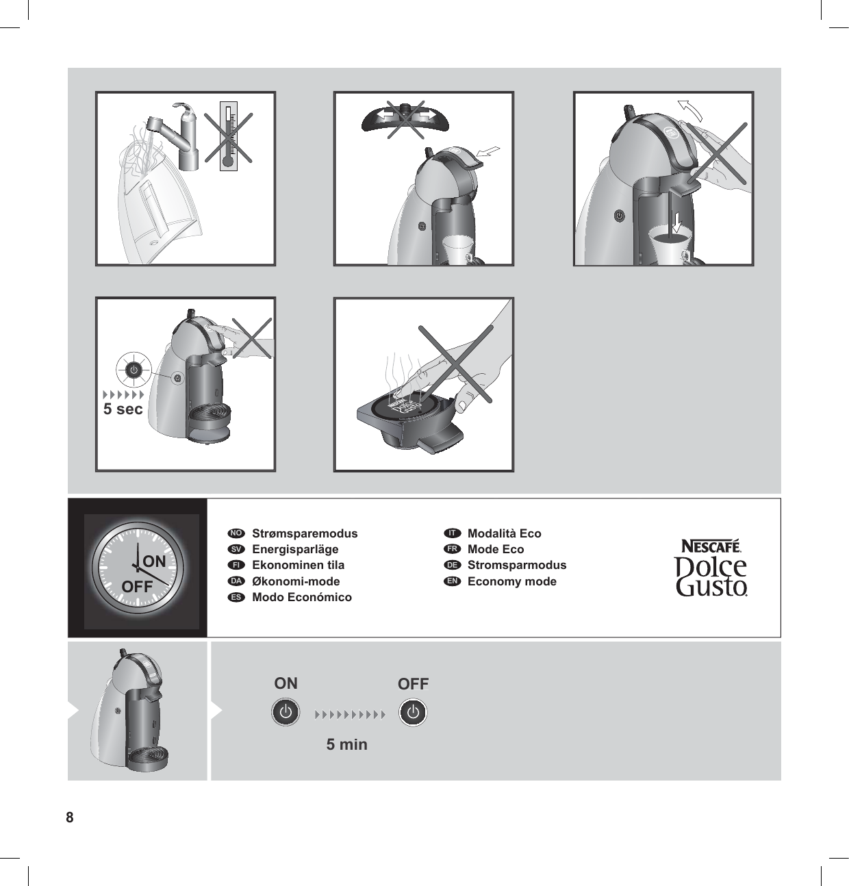 Page 2 of 6 - Delonghi Delonghi-A1-Edg200-Owner-S-Manual NDG_MINI_EU_UM_Delonghi_print_1