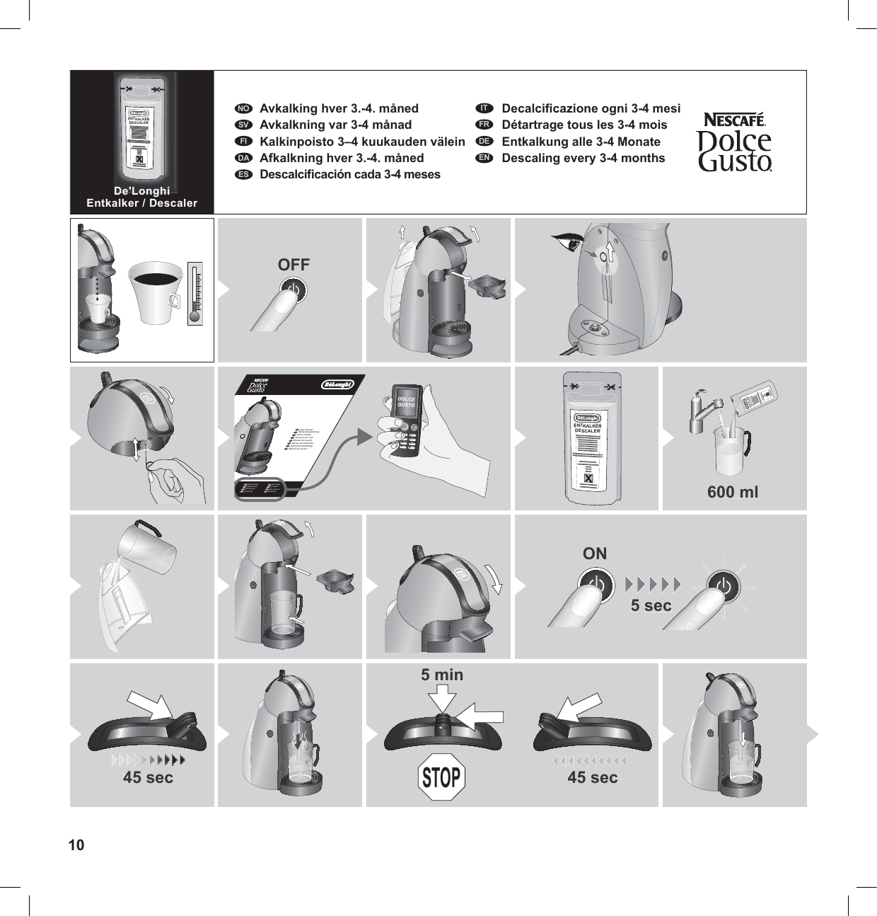 Page 4 of 6 - Delonghi Delonghi-A1-Edg200-Owner-S-Manual NDG_MINI_EU_UM_Delonghi_print_1