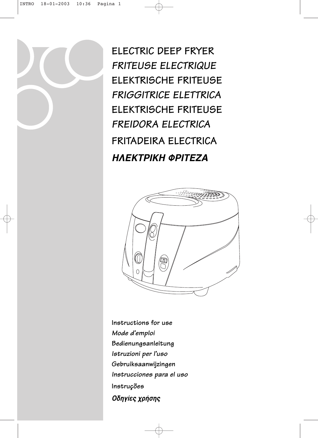 Page 1 of 5 - Delonghi Delonghi-A2-5725103500-Owner-S-Manual INTRO