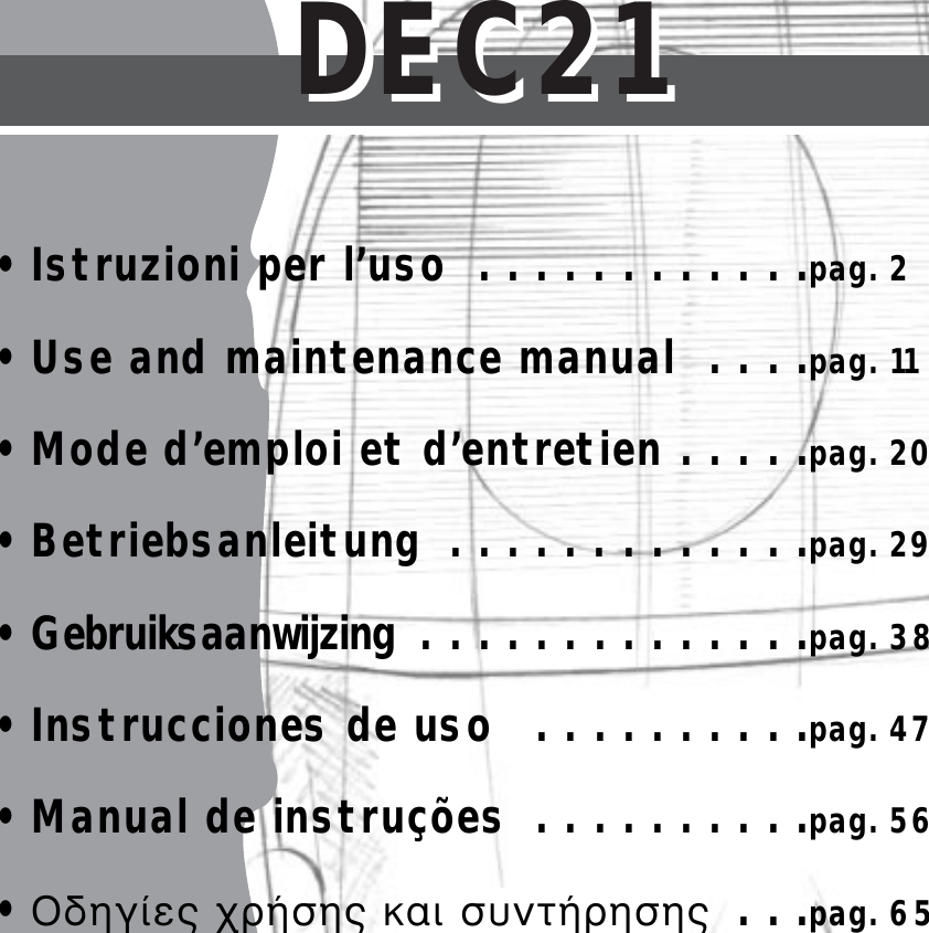 Page 1 of 1 - Delonghi Delonghi-A3-5748010000-Owner-S-Manual Cover